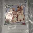 Vervaco 1200/782 Canvas Winter Scene Bunnies Cushion Front Cross Stitch Kit 40cm