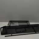 SHW 36-Inch Over Desk Height Adjustable Standing Desk with Monitor Riser, Espresso