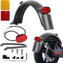 Scooter Rear Mudguard with Rear LED Brake Light Rear Mudguard Compatible for Xiaomi 1S M365 PRO PRO2 MI3 Electric Scooter Accessories