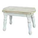 Aboacent Wooden Stool, Rustic Farmhouse Step Stool for Adults, Small Solid Wood Plant Stool, Foot Stools for Bathroom, Kitchen, Bedroom, Plant Stand