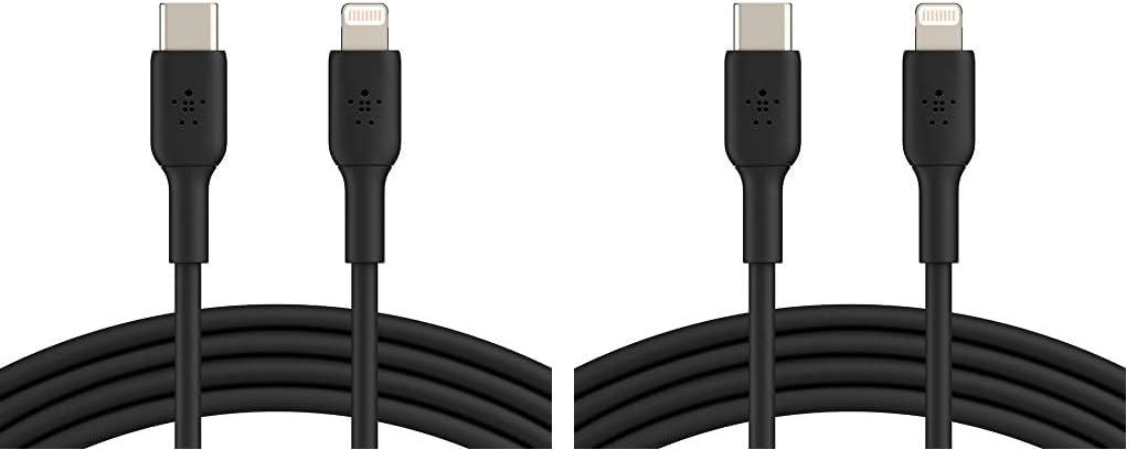 Belkin BoostCharge Fast Charging USB C to Lightning Cable 3.3ft/1M - MFi Certified 18W Power Delivery iPhone Charger Cord - Apple Charger USB C Cable - Fast Charging for iPhone 14, iPhone 13 - Black