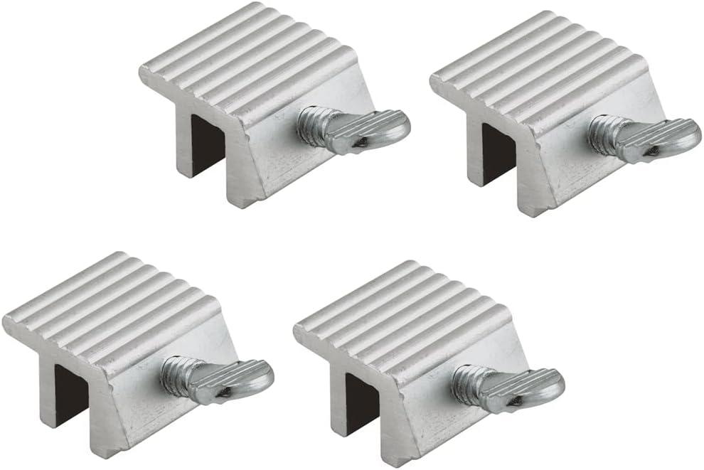 4 Pack Sliding Window Locks Aluminum Security Locks for Sliding Windows & Doors, Easy to Install