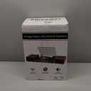 Vinyl Record Player with Speakers,Bluetooth Portable Turntable for Vinyl Records,Phonograph LP Player with 3 Speed USB RCA in Vintage Black