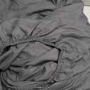 Fitted sheet, grey, Queen