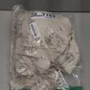 Linen Farmhouse Curtains Taupe Floral Curtains 63 Inch Long Back Tab Drapes for Living Room Bedroom Light Filtering Country Vintage Rod Pocket Curtain, 2 Panels, Taupe on Beige, 52x63