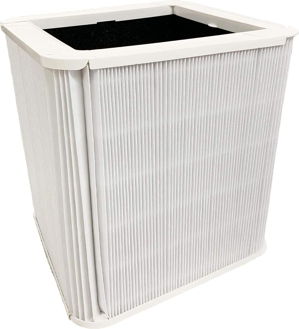 Crucial Air Replacement Particle and Carbon Filter Compatible with Blueair Parts # Blue Pure 211+ & Models Blue Pure 211 Plus Air Purifier Foldable (1 Pack)
