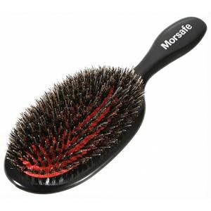 Boar Bristle Paddle Detangling Hair Brush for Curly Fine Wavy Natural Tangled Hair, Anti-frizz Styling Hairbrush Comb for Women and Men, Boar Nylon Bristle Cushioned Brush