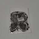 2Pcs Black Bow Party Garland Banner  Black Bow Banner 9.8ft Long Hanging Bunting with 16 Bows Pattern (5.9-7.1in Tall) for Birthday Parties, Graduation, Baby Shower, Bridal Shower & Wedding Decor