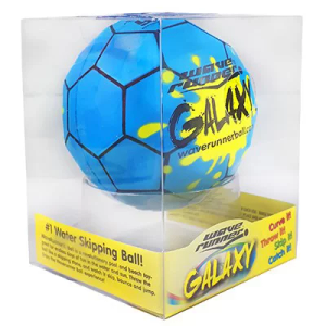 Wave Runner Galaxy Bounce Ball - Revolutionary Water Balls for Pool and Beach Fun, Ultimate Skipping and Bouncing Ball Pool Toy, Endless Summer Fun for Teens, Boys, Girls Blue