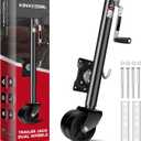 Trailer Jack 2000 lbs with 6" Dual Wheels-Heavy Duty for 15.7" Lift-RV Boat Trailer Tongue Jack