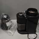 Aromaster Coffee Bean Grinder with 48 Gind Settings, Conical Burr Coffee Grinder for Home Use,Stainless Steel,40 Seconds Adjustable Timer,Antistatic,Easy to Clean with Brush,Black