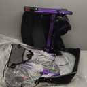 Heavy-Duty Aluminum Rolling Walker - Foldable Rollator Walkers with Seat for Seniors, 450 lb Capacity, 8'' Wheels, 18" Big Seat, 6-Position Adjustable Height(Purple)