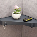Officemate Verticalmate Corner Shelf, Slate Gray (29322) 14-1/2 x 10 x 1-1/4 inches