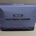 3 Inch Ultra-Fluffy Memory Foam Mattress Topper Twin XL for Back Pain, Extra Soft Pillow Top Twin XL Mattress Topper with 4X Support, Mattress Pad with Breathable Air Mesh Sides, 6-21'' Deep Pocket (White)