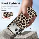 Magnetic for iPhone 17 Pro Max Case for Women Men, Brown Leopard | Cool Cheetah Pattern Design [Compatible with MagSafe] 2-Layer Hybrid Shockproof Glossy Protective Cover