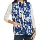 Jones New York Women's Quilted Printed Patch Pocket Vest with S, Size XL