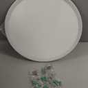 hunhun 6 Pack 16 Inch Dimmable LED Flush Mount Ceiling Light 4800LM Round Light Fixture 5 Color Temperature Selectable Large Flat Ceiling Lamp for Living Dining Room White ETL Listed