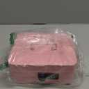 KYODOLED Medium Cash Box with Combination Lock Safe Metal Money Box with Money Tray for Security Lock Box 7.87x 6.30x 3.54Inch Pink Medium