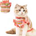 Small Dog Sweater, Knitted Tulip Cat Sweater, Warm Thick Holiday Puppy Clothes for Small Dog Girl,Cold Weather Outfit for Kitten Chihuahua Yorkie Teacup Dachshund Pug (Pink, X-Small)