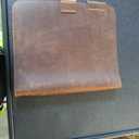 Personalized Simple A5 leather ring binder notebook cover/distressed leather refillable refill journal diary - NBA505S