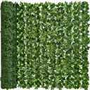 DearHouse Artificial Faux Ivy Hedge Privacy Fence Wall Screen, Leaf and Vine Decoration for Outdoor Garden Home Decor, (157.5 * 59inch)