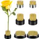 WILLBOND 3 Pcs Flower Frogs Arrangements Supplies, Japanese Flower Arranging Ikebana Kenzan, Pin Holder Arranger Fixed Tools for Plant Fixation Decoration, 0.91, 1.02, 1.3