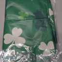 Artoid Mode Green Shamrock St. Patrick's Day Table Runner, Seasonal Spring Kitchen Dining Table Decoration for Home Party Decor 13x90 Inch