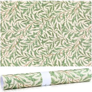 Gersoniel 10 Sheets Drawer Liners for Dresser Scented Drawer Liners Non Adhesive Scented Paper for Fragrant Home Shelf Closet(Linen,Greenery)
