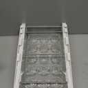 Yatmung 2 Pack Fridge Drawer Organizer - Egg Holder For Refrigerator Pull Out - Transparent Deli Drawer Organization Bin - Meat, Cheese - Sliding Storage Containers for Fridge Shelf Under 1.1"