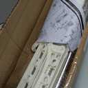 Hershii Adjustable Clothes Drying Rack Indoor Balcony Laundry Storage Organizer Shelf Garment Coat Display Hanger Stand DIY Floor to Ceiling Telescopic Tension Pole Tidy Rail - Ivory (Adjustable Height: 68.9-137.80 Inch, Ivory With 5 Arms & 1 Hook)