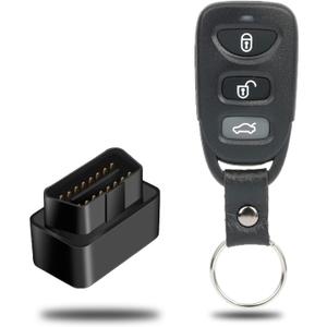 Keyless Entry Remote DIY Kit 4 Button Compatible with Hyundai Elantra 2007-2016. Sonata 2006-2014 (FCCID:OSLOKA-360T)