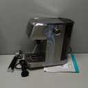 CASABREWS 3700 Essential Espresso Machine 20 Bar, Stainless Steel Cappuccino & Latte Machine with Steam Frother for Home, 43.9oz Water Tank, Coffee Gift for Women & Men, Silver