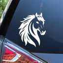 Sunset Graphics & Decals Pretty Horse Silhouette Decal Vinyl Car Sticker | Cars Trucks Vans Walls Laptop Computer Mirror Skateboard Tablet | White | 5.5 inch | SGD000337