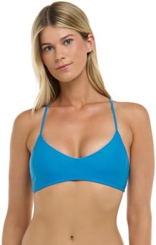 Body Glove Standard Smoothies Alani Solid Strappy Back Bikini Top for Women Medium