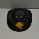 Dress-Up-America Firefighter Helmet - Fireman's Hat for Kids - Firefighter Costume Accessory - One Size Fits Most (Black)