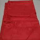 sancua Square Tablecloth - 54 x 54 Inch - Stain and Wrinkle Resistant Washable Polyester Table Cloth, Decorative Fabric Table Cover for Dining Tables, Buffet Parties and Camping, Red