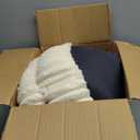 BALANCE Cat Bed Kitten Bed, Washable Round Cat Beds for Indoor Cats,Super Soft Plush Faux Fur Pet Bed for Puppy and Kitten with Anti-Slip Bottom (Winter White)