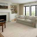 Loloi Kamala Collection KAM-05 Ivory/Natural 6'-7" x 9'-6" Area Rug