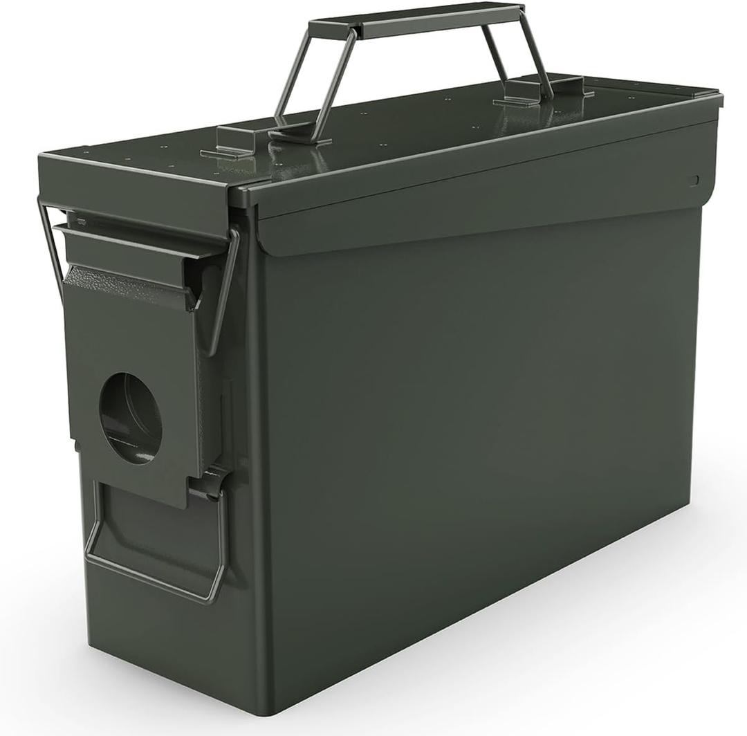 HARDROCK Metal Can, Metal Box (30cal, Blackish green)