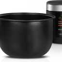 Linkidea Rice Cooker Inner Pot Replacement, Aluminum Alloy Pressure Cooker Pot, Dishwasher Safe Replacement Inner Compatible with Tiger JBV-A18U-W, COSORI CRP-R501IP-KUS