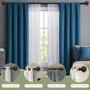 Heavy Duty Adjustable Double Curtain Rod for Windows 28 to 48 Inches 1 Inch Diameter Decorative Rods with Maple leaf Finials & Sturdy Brackets for Living Room, Bedroom Easy to Install, Bronze