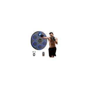 OUNAN Music Boxing Machine Home Wall Mount Music Boxer, Electronic Smart Focus Agility Training Digital Boxing Wall Target Punching Pads Suitable for Kids and Adults（Black）