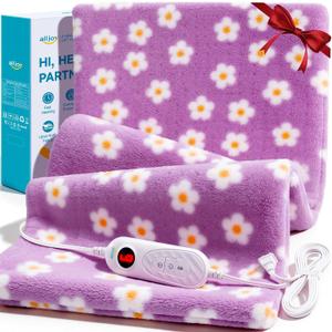 ALLJOY King Size Heating Pad for Back Pain Relief, 33x 17 Extra Large Heating Pad for Period Cramps, FSA Eligible HSA, Portable Heat Pad for Neck and Shoulders, Birthday Gifts for Women Men Mom Dad