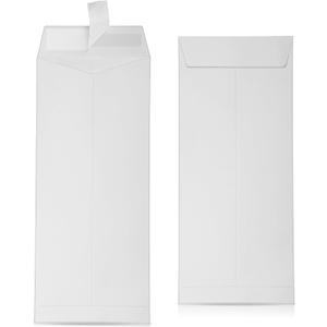 Eaasty 100 Pack #10 Policy Business Mailing Envelopes, 80lb, 4 1/8 x 9 1/2 Inch Manila Envelopes Adhesive Seal Letter Size Heavy Weight Thick Paper Security All Purpose Office Home Mail Legal(White)