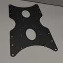 TV Mount Adapter Plate Bracket, Conversion Kit for VESA LCD LED up to 400x200mm, Suitable for Screens 32" to 55", Hardware Included, Black