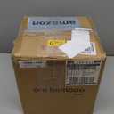 11" Small Mini Wicker Table Lamp, Dimmable Rattan Bamboo Lamp with Off-White Fabric Shade, Boho Accent Light for Nightstand, Nursery, Small Spaces, Kitchen Counter, Bookshelf