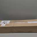 VELIMAX White Blackout Window Film, 100% Light Blocking Window Cover, Opaque Window Cling Vinyl, Privacy Film for Glass Windows, Sun Blocking Window Films Non Adhesive, 29.5in x 118in