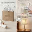 Cream Bell Lamp Shades Set of 2, 6.7" x 13" x 10" Fabric Replacement Lampshades for Table Lamps, Spider Fitter Lamp Shades for Home Decoration in Living Room, Bedroom, Easy Assembly Required