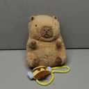 Cute Capybara Plush Soft Kawaii Capybara Plush Doll Pillow with Bee Backpack Capybara Stuffed Aniamls for Girls Kids Adults Birthdays Valentines Gift 12 inch