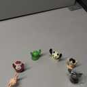 6PCS Cute Animal Memo Holder,Resin Card Photo Holder Clips,Mini Animal Reserved Number Clip Name Note Memo Stand Office Supply Home Decoration